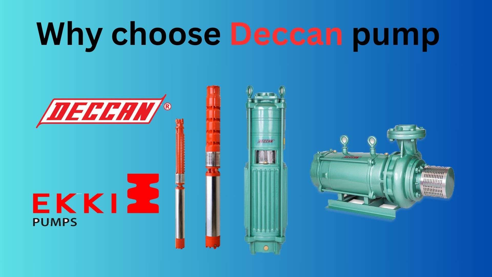 Deccan pumps